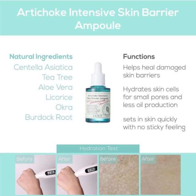 Axis-Y - Artichoke Intensive Skin Barrier Ampoule - 30ml