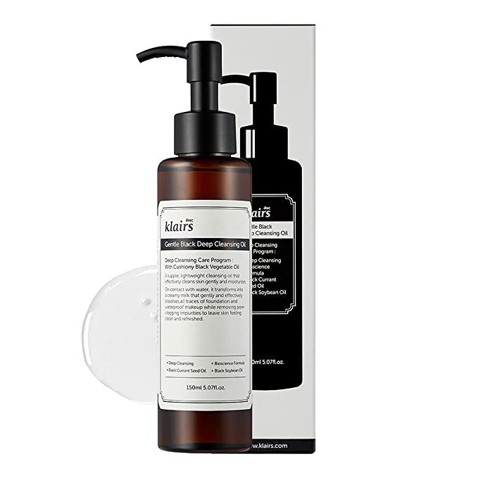 KLAIRS Gentle Black Deep Cleansing Oil