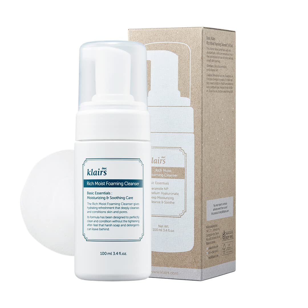 KLAIRS Rich Moist Foaming Cleanser from Dear, Klairs