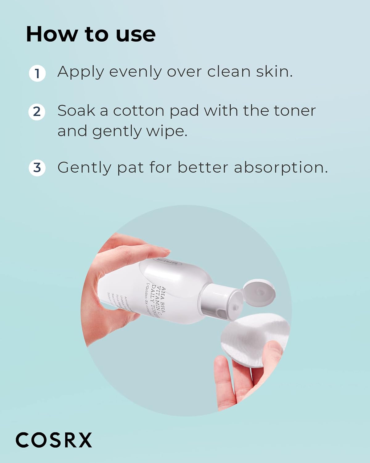 COSRX Refresh ABC Daily AHA BHA Vitamin C Daily Toner