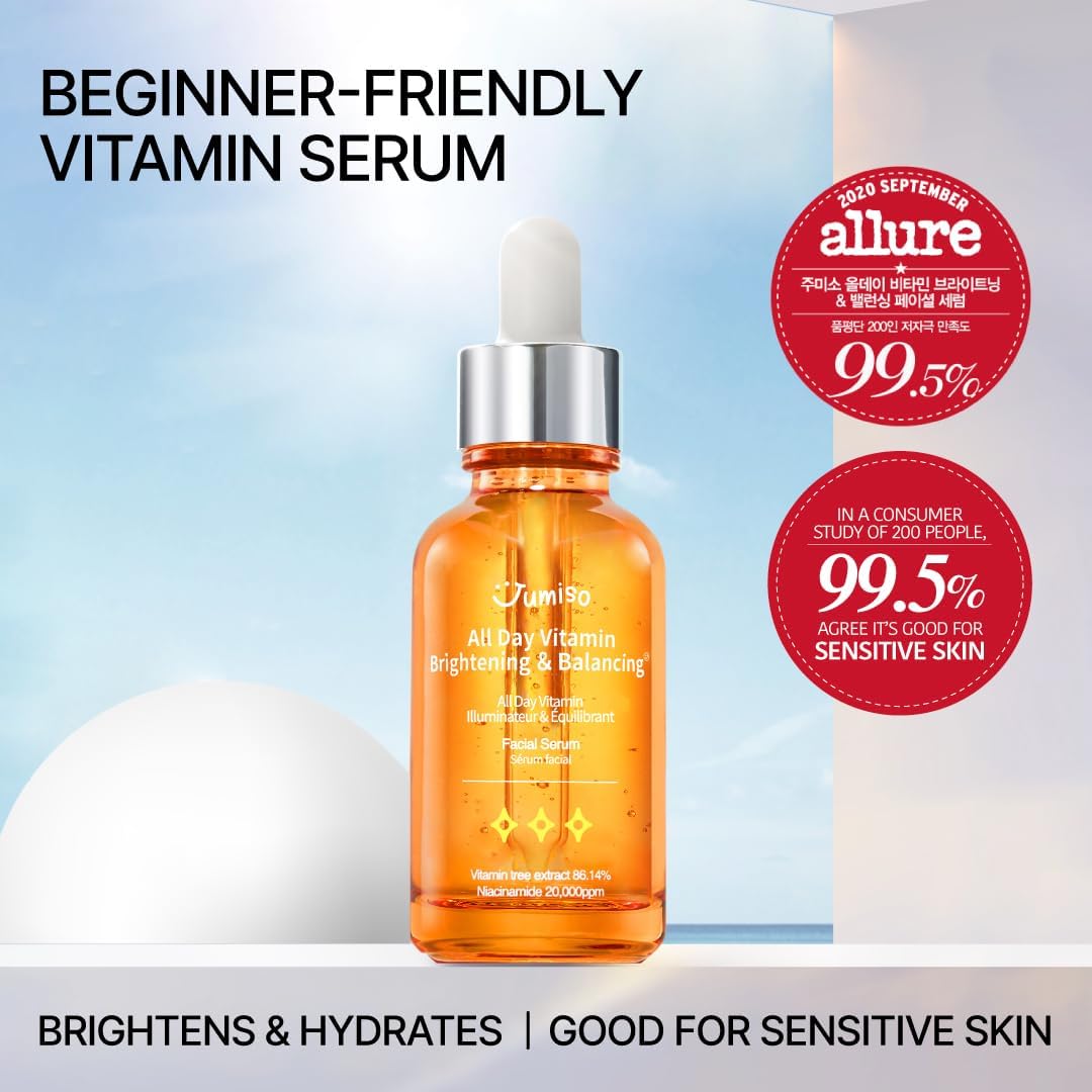 JUMISO All Day Vitamin Brightening & Balancing Facial Serum from Jumiso