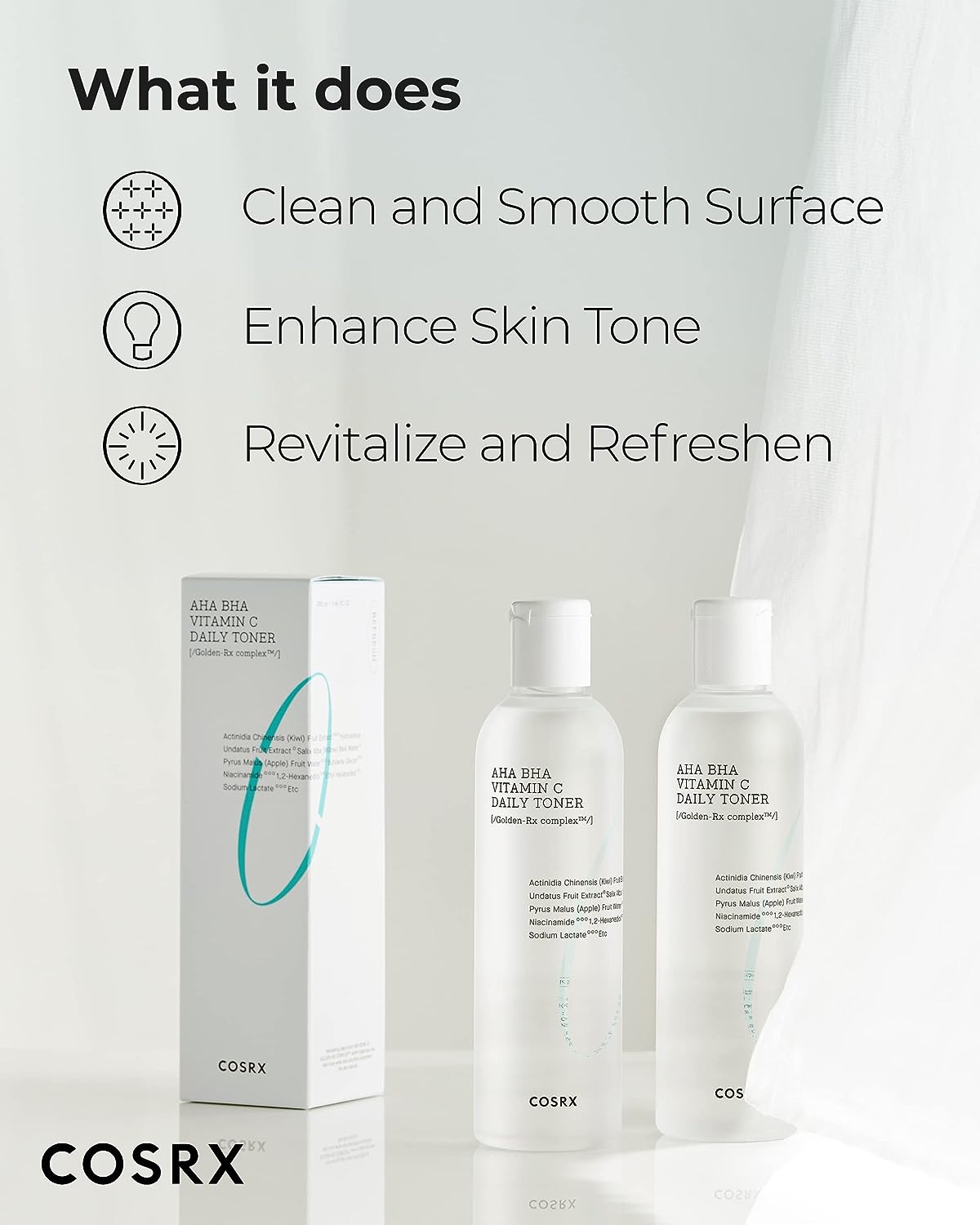 COSRX Refresh ABC Daily AHA BHA Vitamin C Daily Toner