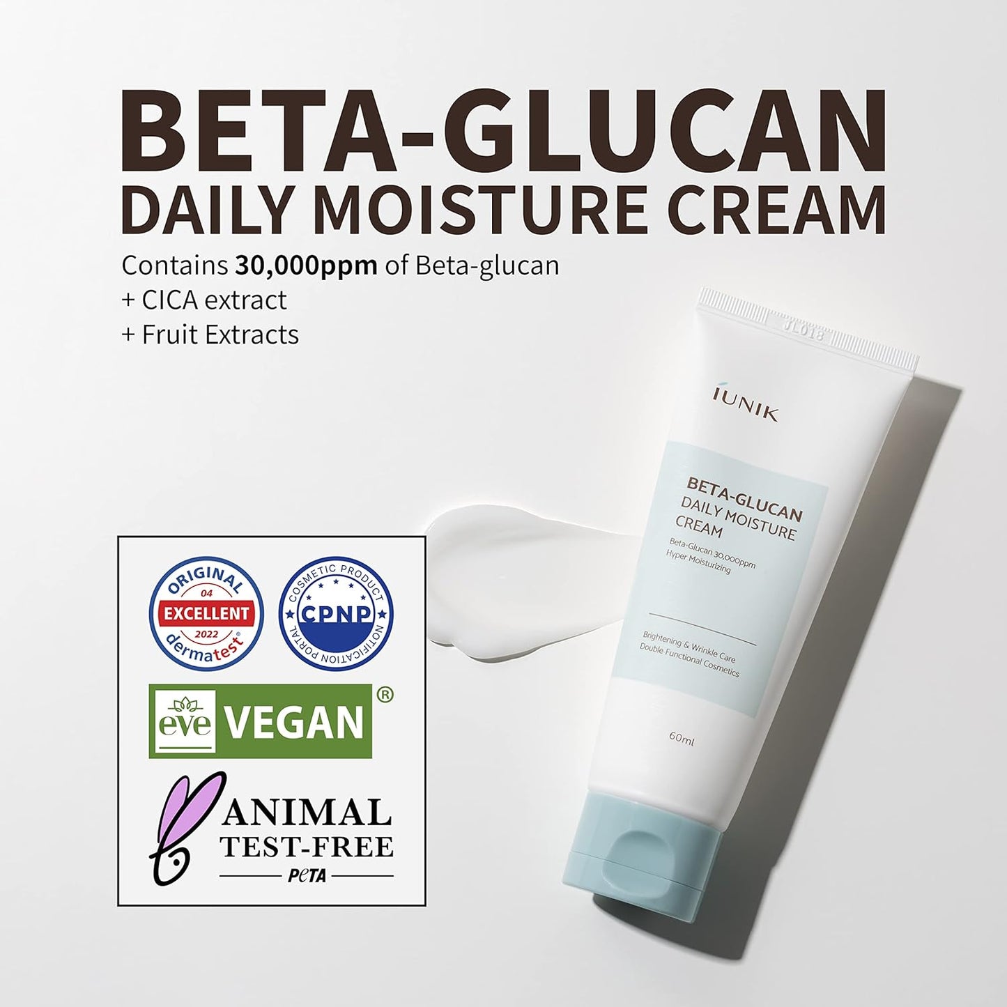 iUNIK Beta Glucan Daily Moisture Cream from iUnik