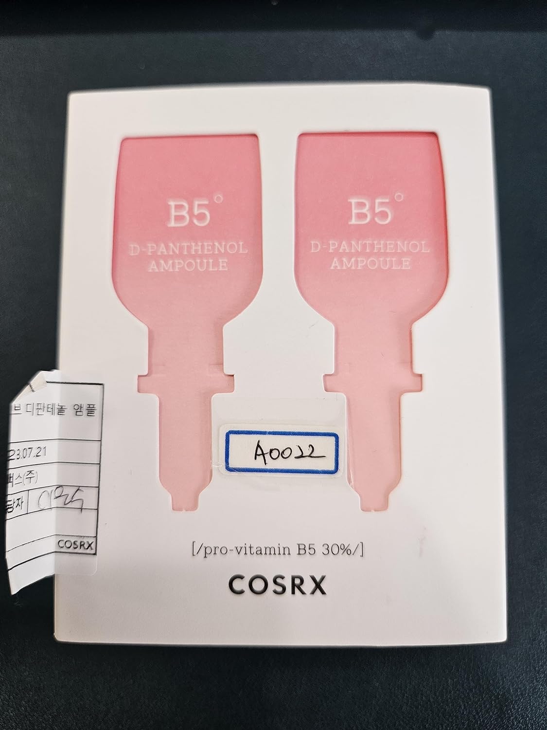 COSRX Balancium B5 D-Panthenol Ampoule
