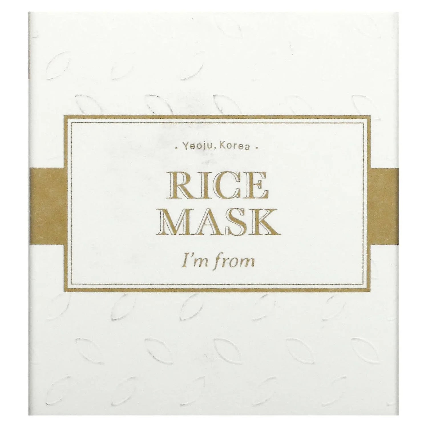 I'M FROM Rice Mask
