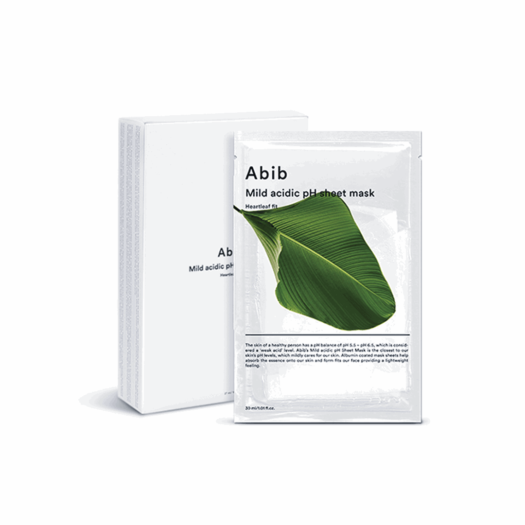 Abib Mild Acidic pH Sheet Mask Heartleaf Fit 10P from Abib