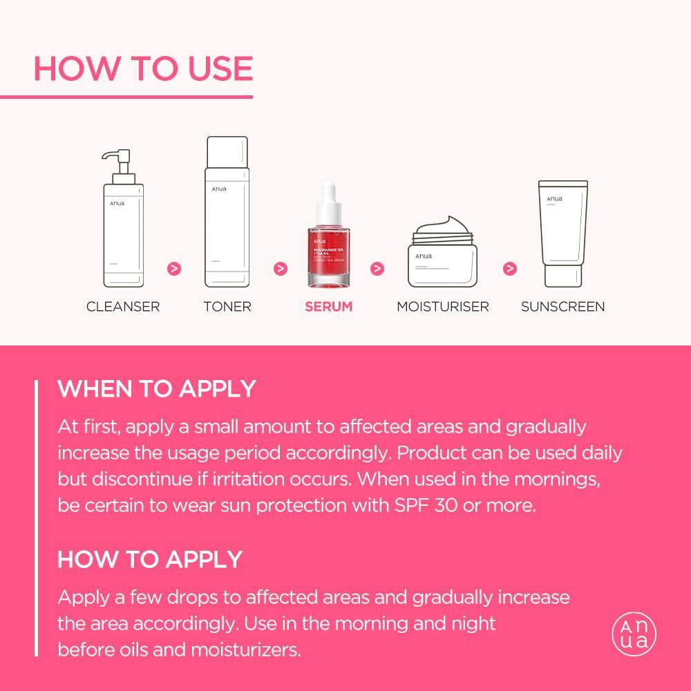 Anua Dark Spot Correcting Serum / 10% Niacinamide+ 4% Tranexamic Acid