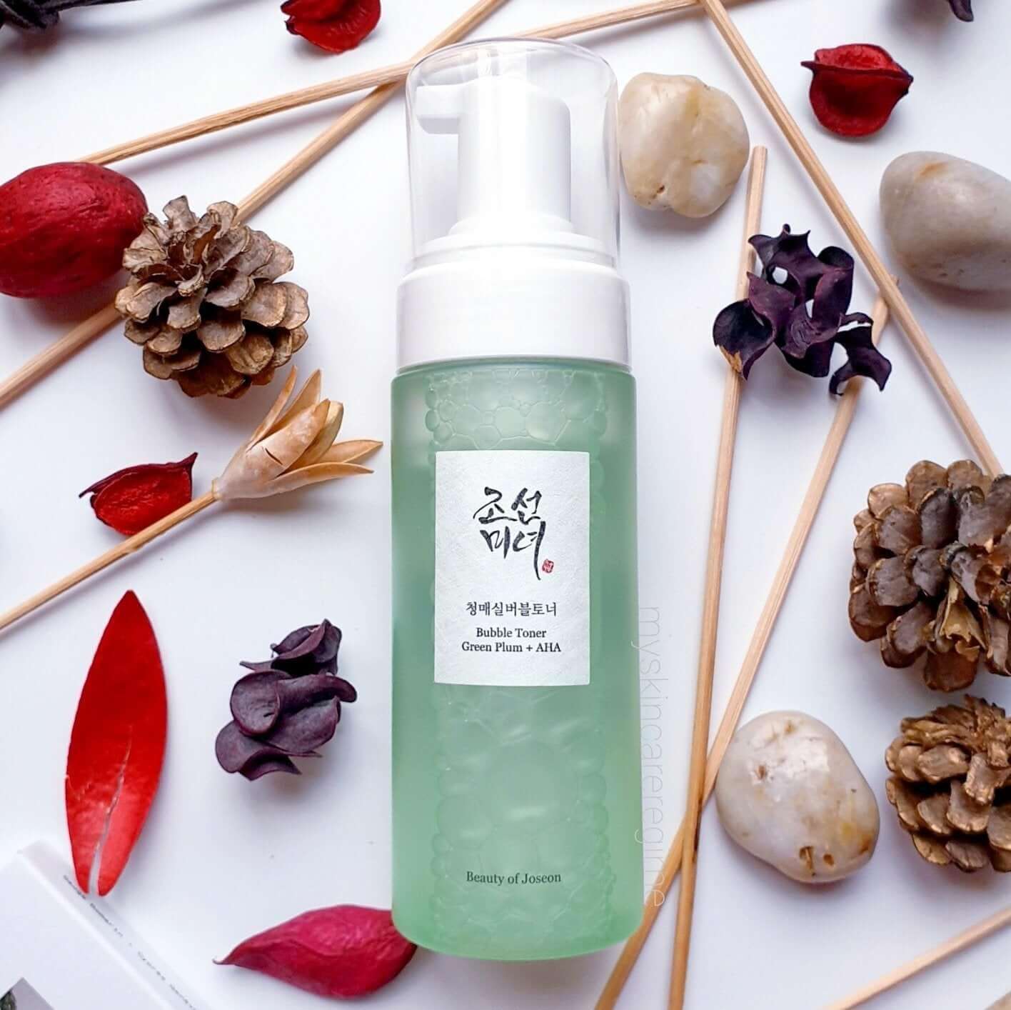 Beauty of Joseon Bubble Toner Green Plum + AHA from Beauty of Joseon