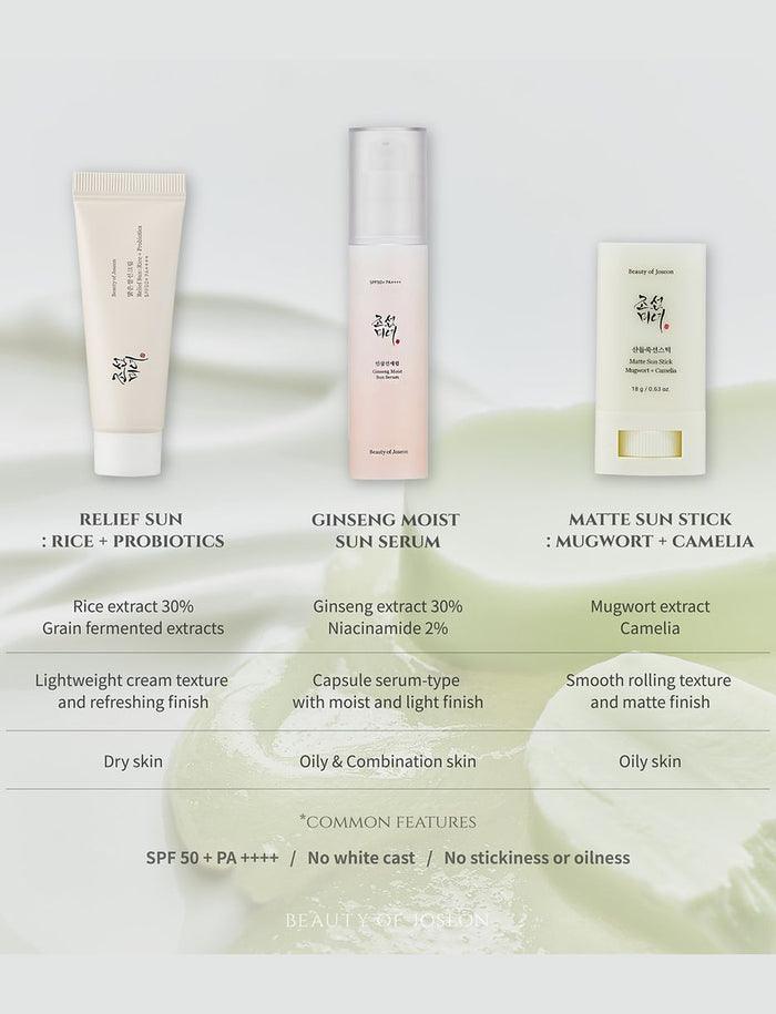Beauty of joseon Matte Sun Stick : Mugwort+Camelia (SPF 50+ PA++++)