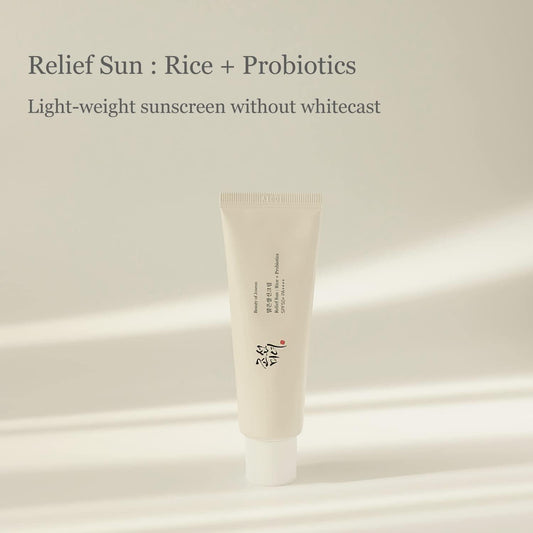 Beauty of Joseon Relief Sun: Rice + Probiotic SPF50+ PA++++