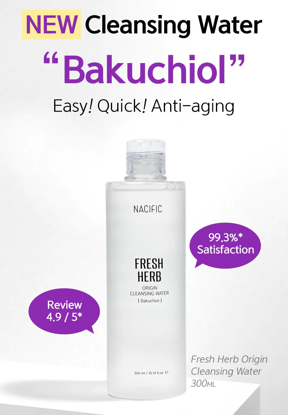 NACIFIC Fresh Herb Origin Cleansing Water