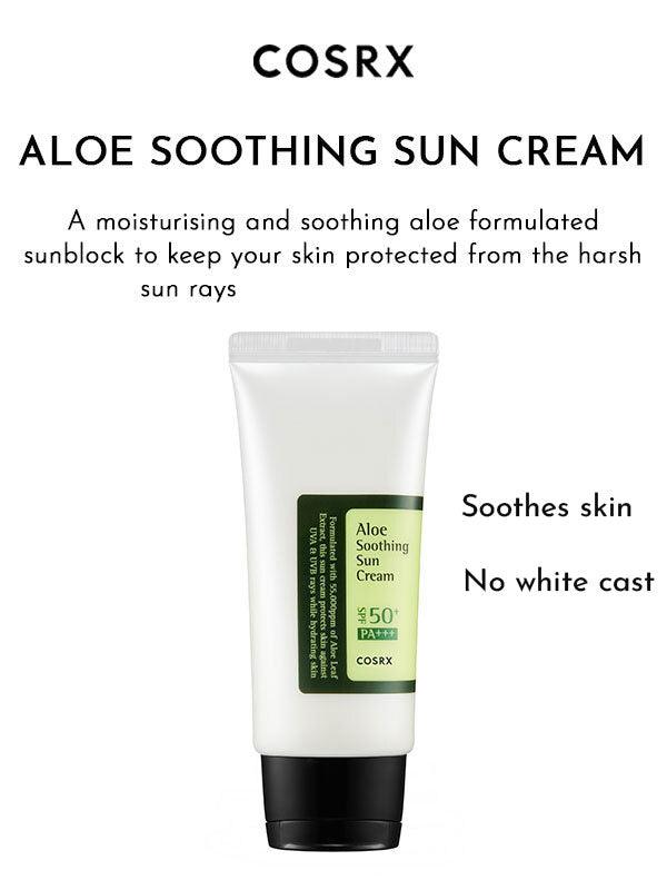Cosrx Aloe Soothing Sun Cream SPF 50+