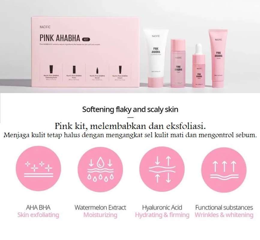 NACIFIC Pink AHA BHA Kit from Nacific