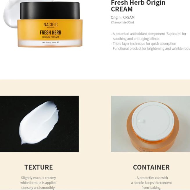 NACIFIC Fresh Herb Origin Cream