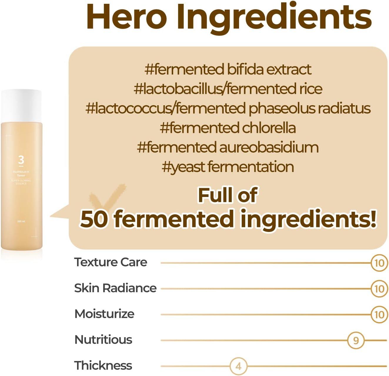 numbuzin No.3 Super Glowing Essence Toner