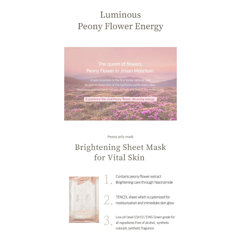 NEEDLY Peony Jelly Mask