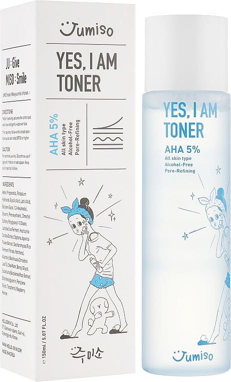 JUMISO Yes, I Am Toner AHA 5% from Jumiso