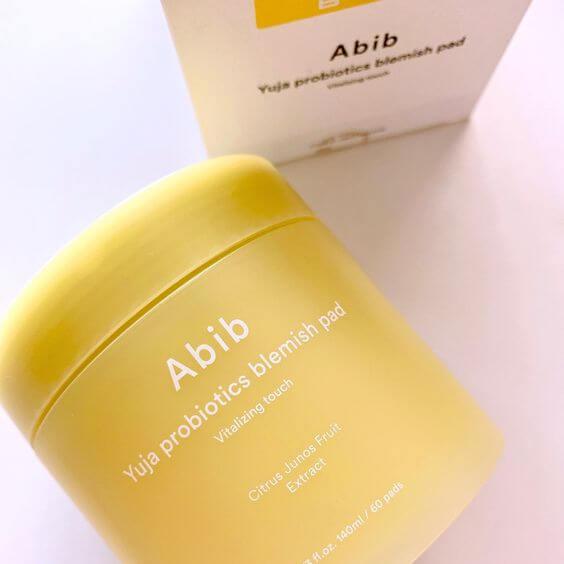 Abib Yuja Probiotics Blemish Pad Vitalizing Touch from Abib