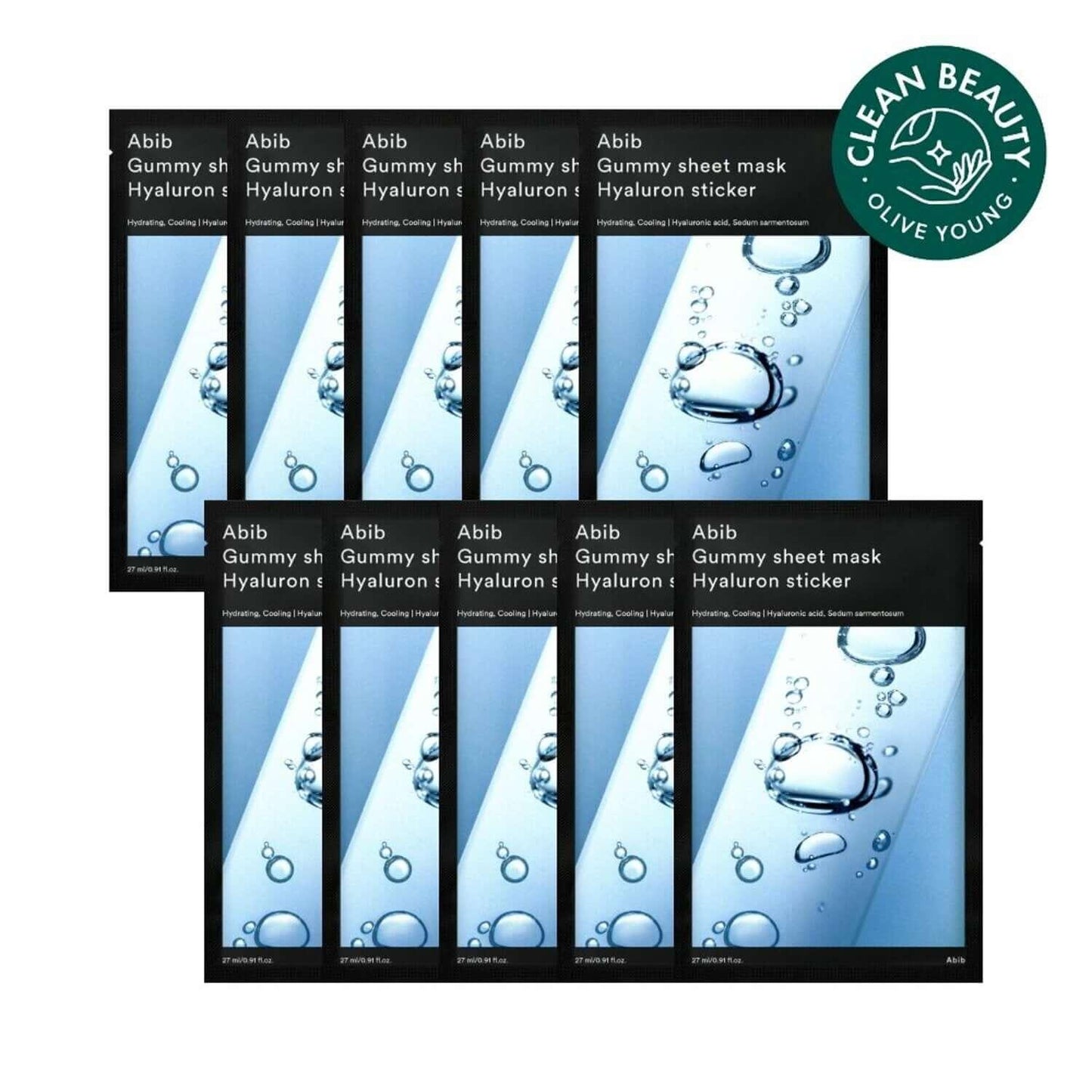 Abib Gummy Sheet Mask Hyaluron Sticker 10P from Abib