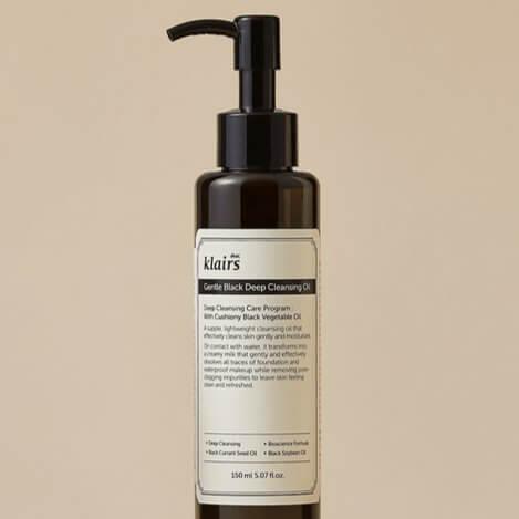 KLAIRS Gentle Black Deep Cleansing Oil