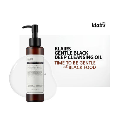 KLAIRS Gentle Black Deep Cleansing Oil from Dear, Klairs