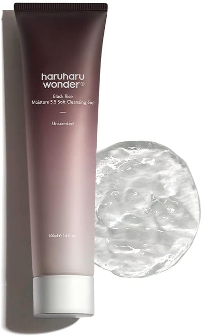 HARUHARU WONDER - Black Rice Moisture 5.5 Soft Cleansing Gel