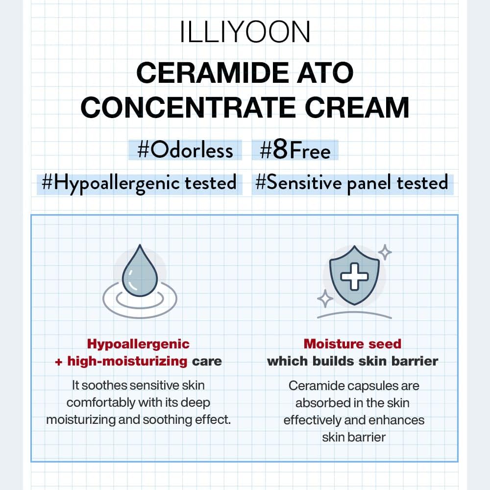 Illiyoon Ceramide Ato Concentrate Cream