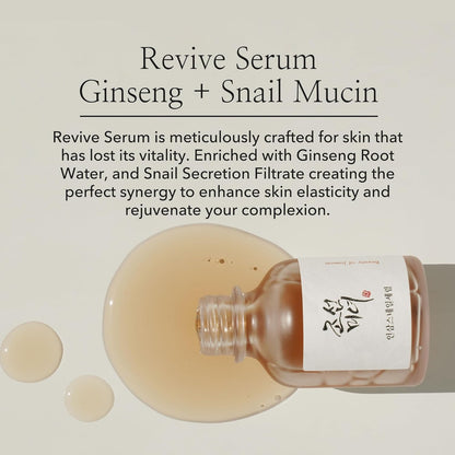 BEAUTY OF JOSEON - Revive Serum Ginseng + Snail Mucin from Beauty of Joseon