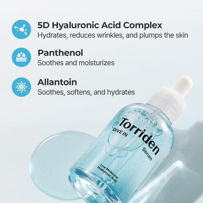 Torriden DIVE-IN Low Molecular Hyaluronic Acid Serum from Torriden DIVE-IN