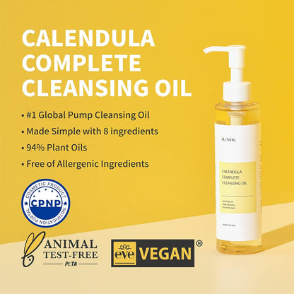 IUNIK Calendula Huile Démaquillante Complète