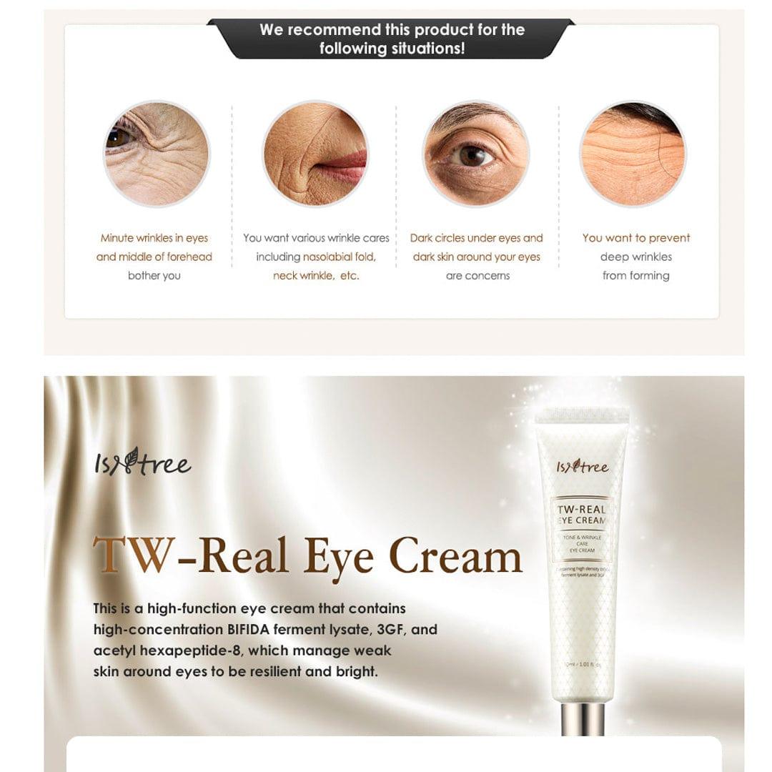 Isntree - Tw Real Eye Cream - Esmea K Beauty - Canada & USA