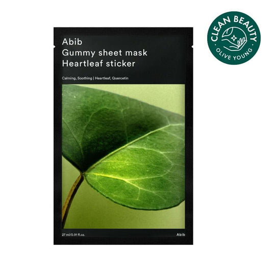Abib Gummy Sheet Mask Heartleaf Sticker 1P from Abib