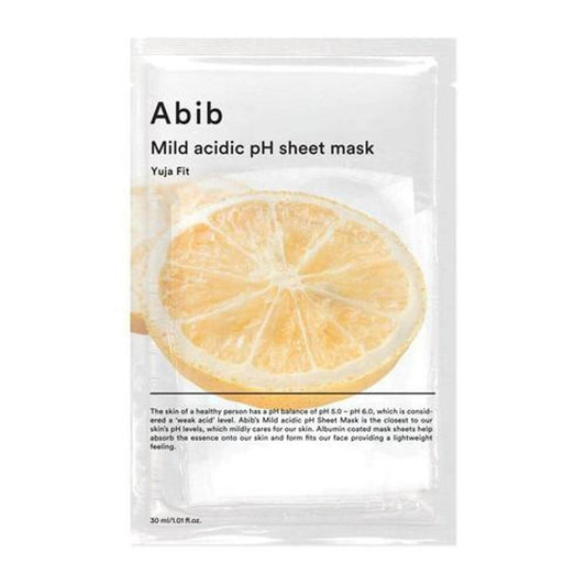 Abib Mild Acidic pH Sheet Mask Yuja Fit 1 Sheet from Abib