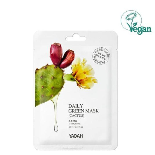 YADAH Daily Green Cactus Mask 1pc from YADAH